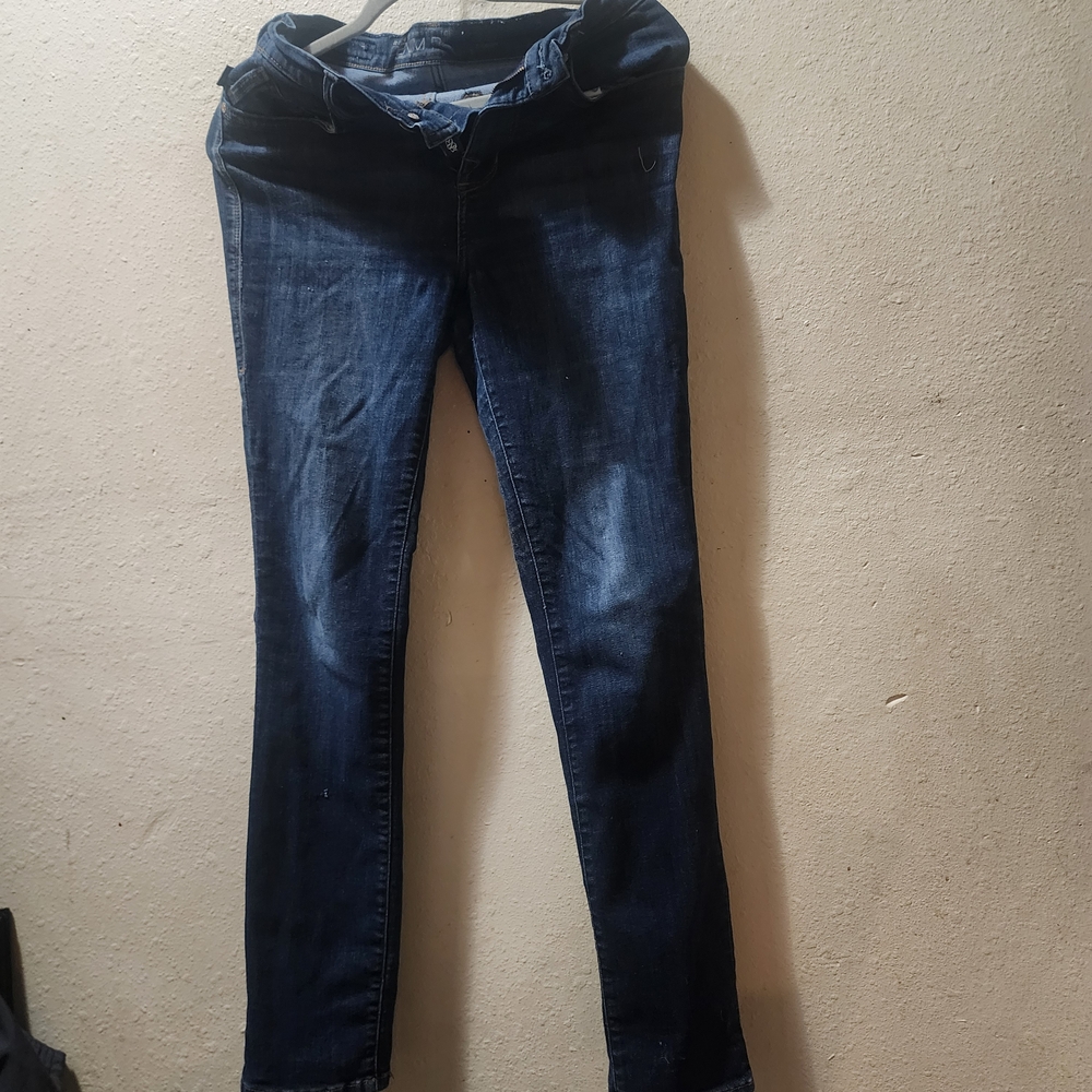 Rock And Republic Stone Wash Skinny Size 8 Classic Blue Women's Jeans